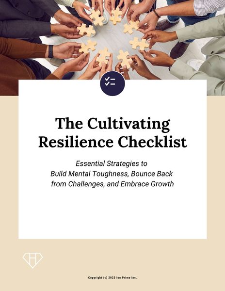 The Cultivating Resilience Checklist