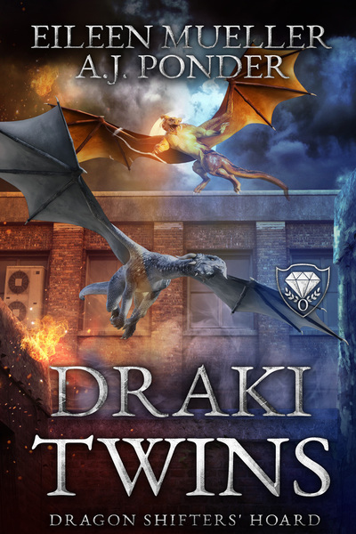 The Draki Twins - A Dragon Shifters' Hoard short story - a paranormal urban fantasy by A.J. Ponder