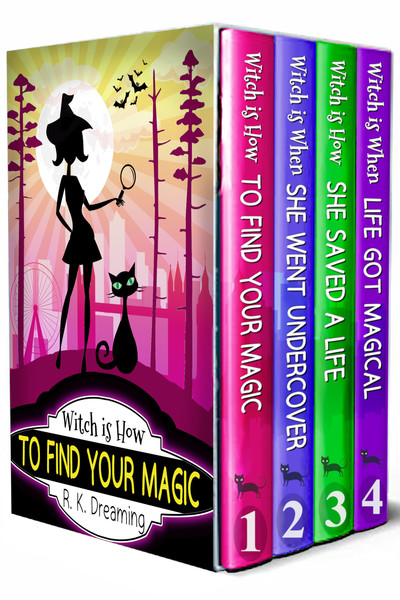 A Witch Detective Cozy Mystery Series Boxset: Books 1-4 by R.K. Dreaming