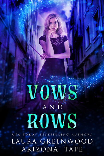 Vows and Rows Amethyst's Wand Shop Mysteries Laura Greenwood Arizona Tape