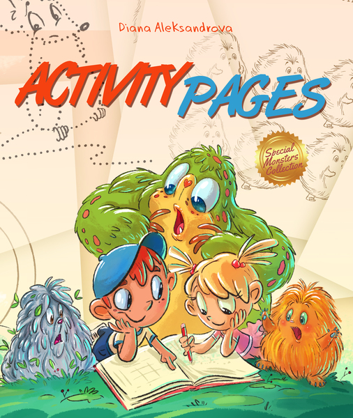 ACTIVITY PAGES: Monsters - packed, fun activities for kids by Diana Aleksandrova