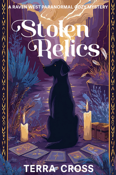 Stolen Relics cozy mystery cover